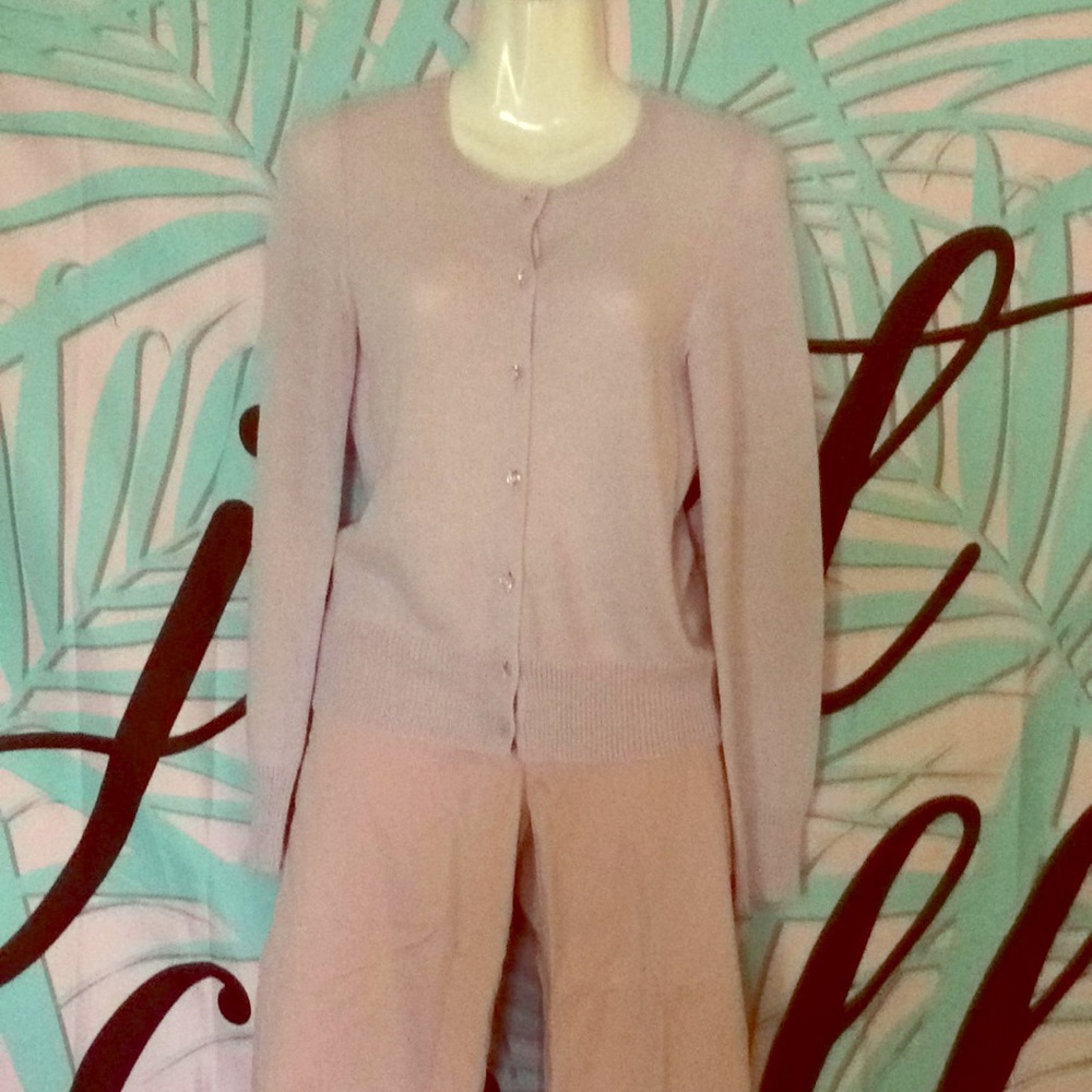 Sale-defect- j. Crew factory lavender cardigan szS